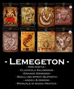 Lemegeton Ars Goetia Clavicula Salomonis (libro carte)